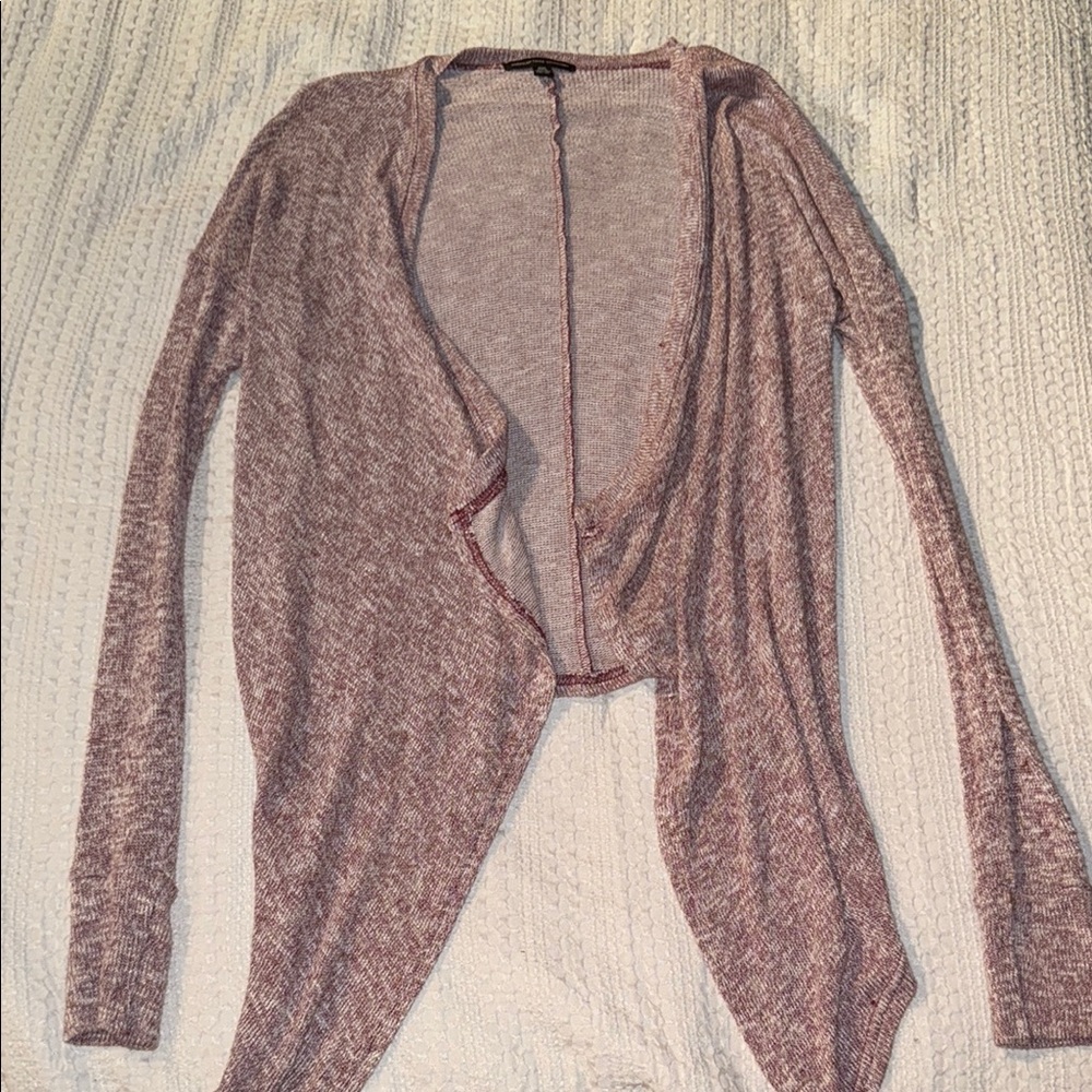 Women's Open Front Cardigan Sweater - Pink